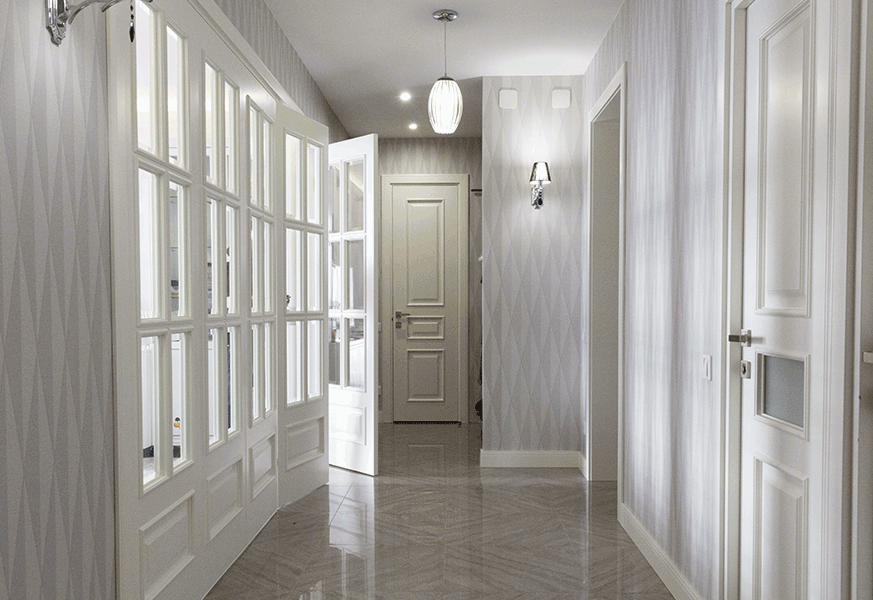 Двери из закаленного стекла