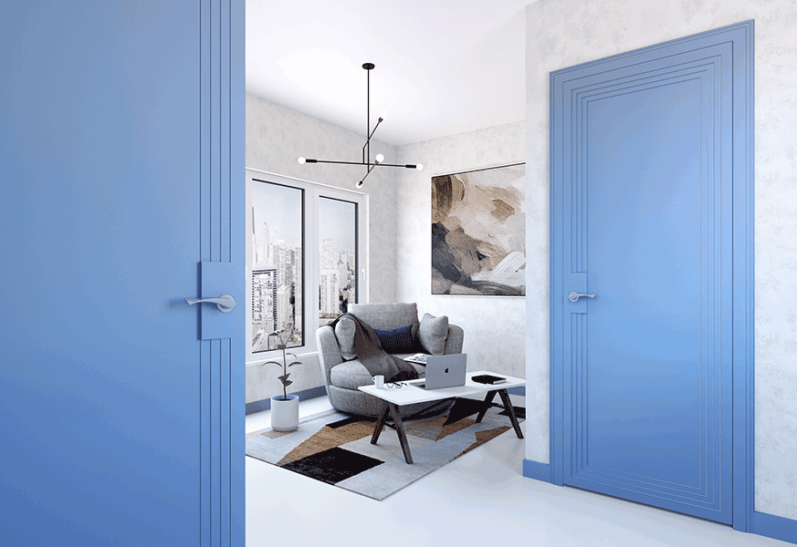 Низкие межкомнатные двери