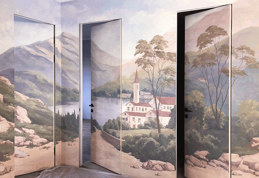 Межкомнатные двери со скрытой раздвижной системой