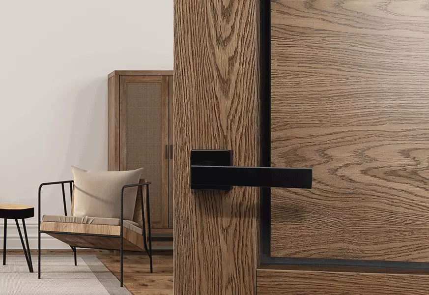 Деревянные двери в комнату