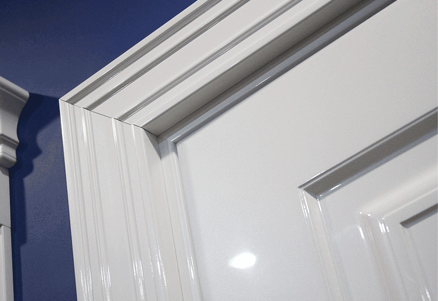 Межкомнатные двери с телескопическим погонажем