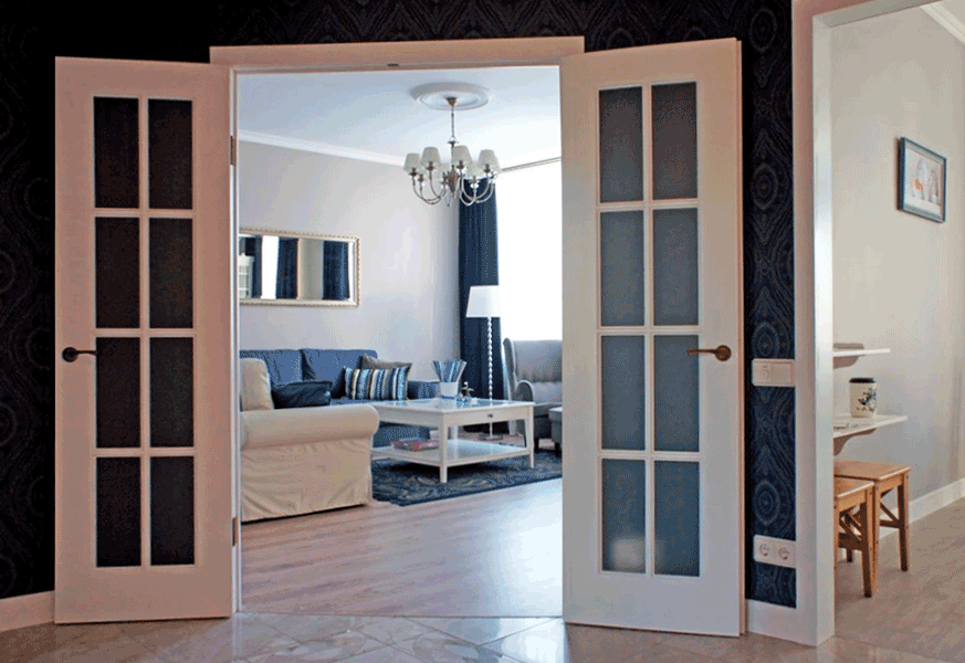 Межкомнатные двустворчатые двери