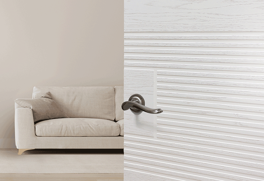 Межкомнатные двери из белого ясеня