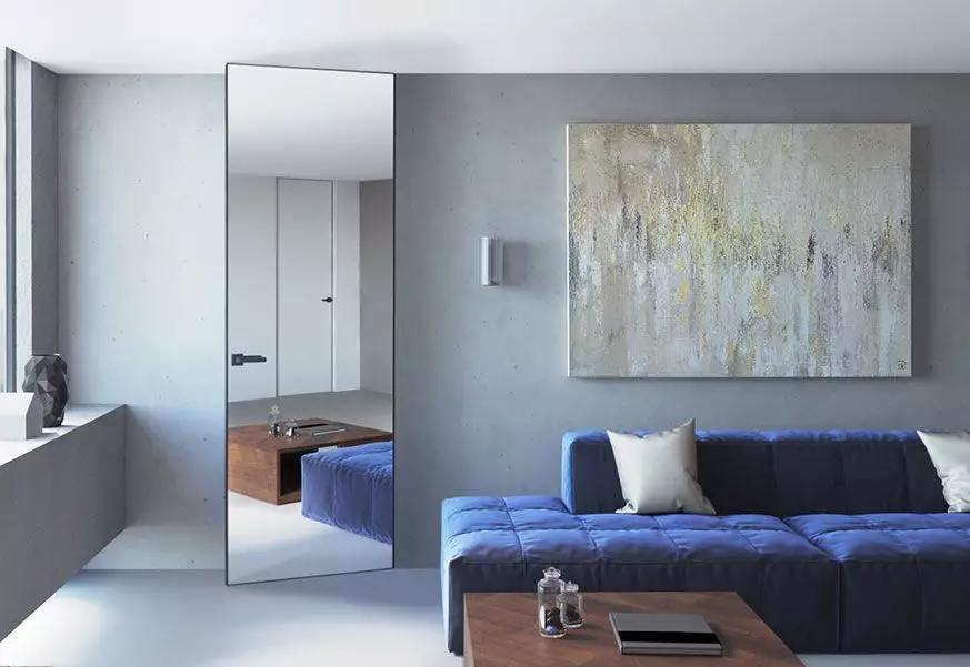 Двери с зеркалами