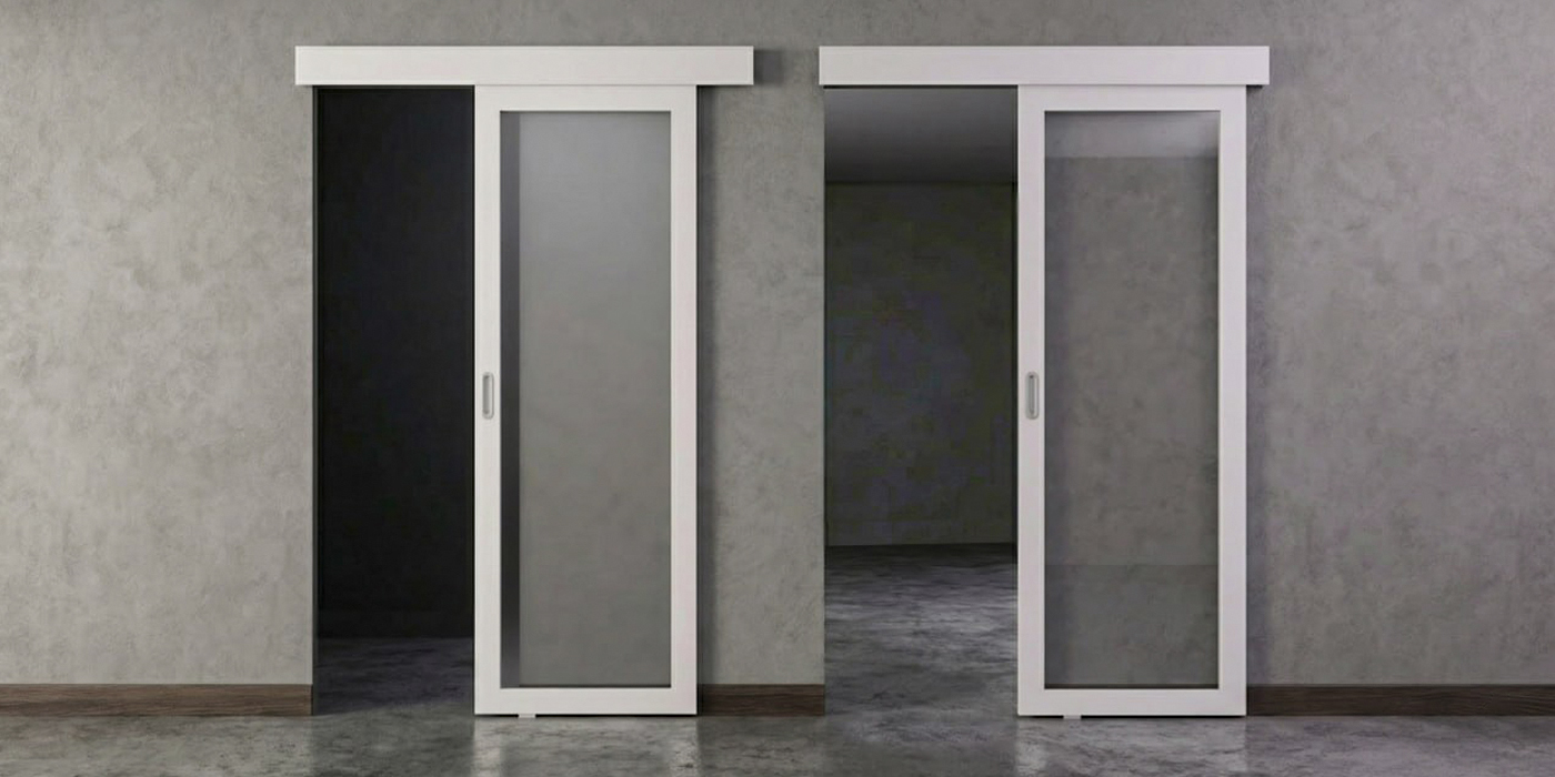 Раздвижная перегородка вдоль стены