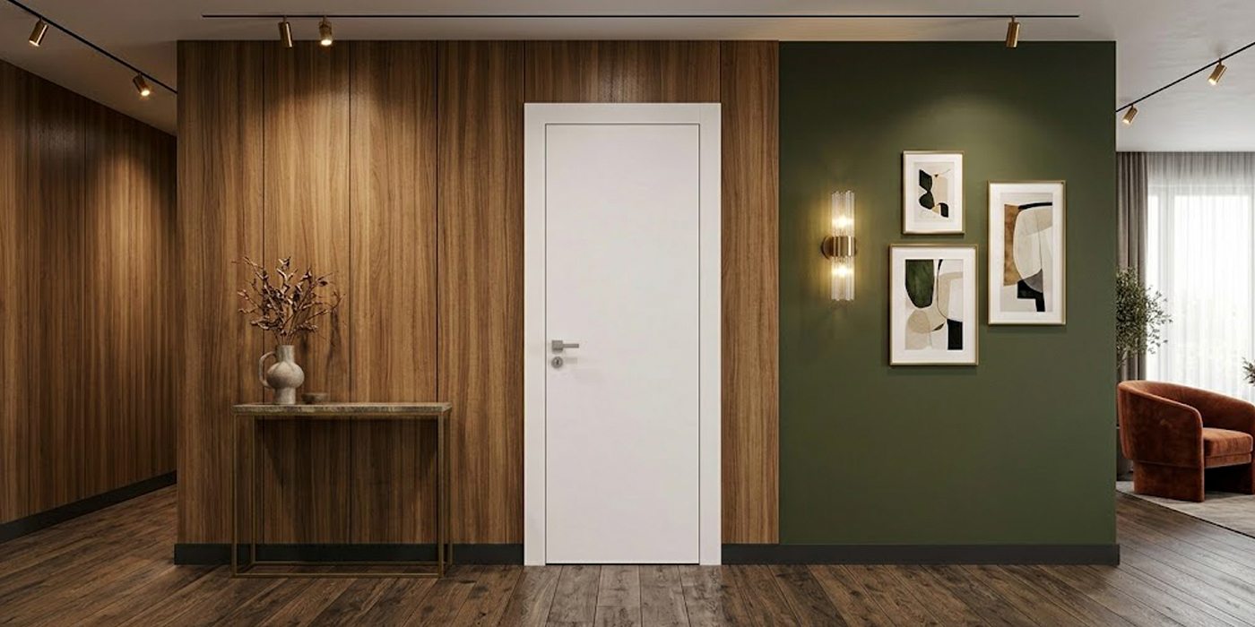 Компланарные двери в интерьере