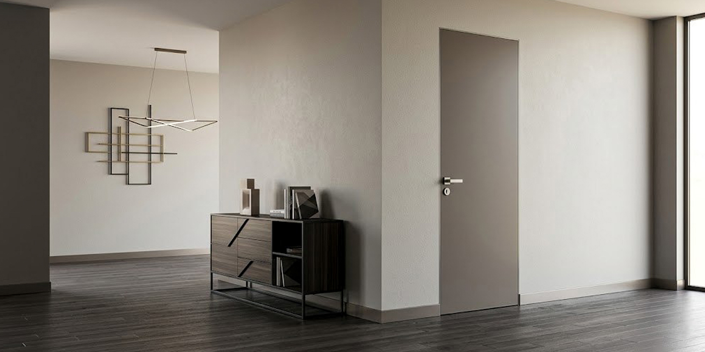 Скрытая дверь с зеркалом